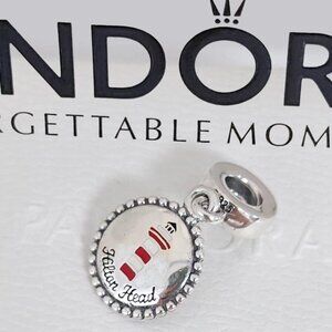 Pandora Hilton Head Harbour Town Lighthouse Dangle Charm S925 Silver with box